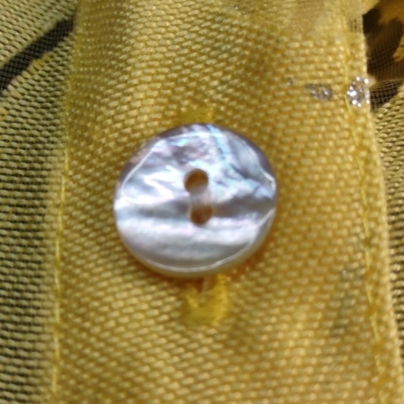 Alfred Dunner Top Shirt Women's Yellow Butterfly Button Up Sz PL NWT - Picture 9 of 12